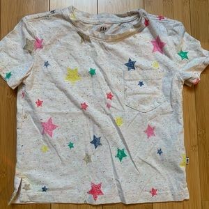 GAP kids Girls XS star shirt
